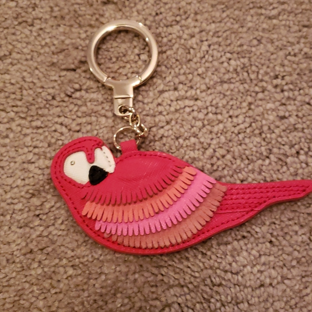 Kate Spade Parrot Keychain Bag Charm